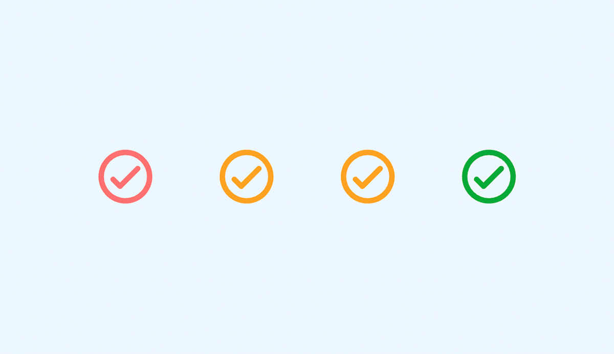 Illustration of student progress with adaptive learning